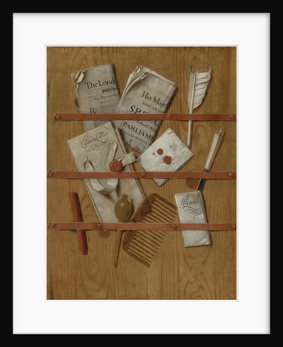 Trompe-loeil, 1696 by Edwaert Collier