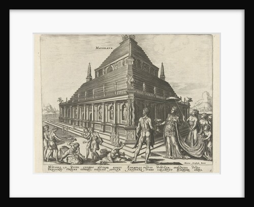 The Mausoleum at Halicarnassus by Philipp Galle