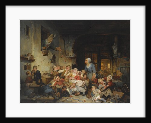 The Village School by Ferdinand de Braekeleer the Elder