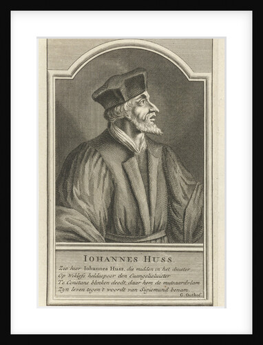 Portrait of John Hus, c. 1710 by Adolf van der Laan
