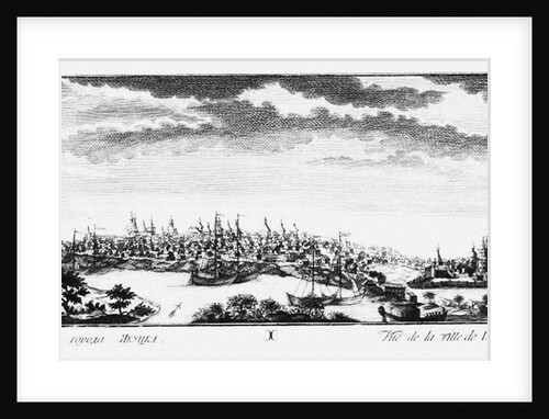 View of Yakutsk, ca 1735 by Johann Wilhelm Lürsenius