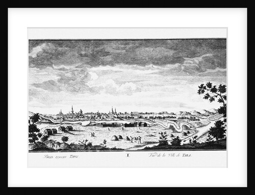 View of Tara, ca 1735 by Johann Wilhelm Lürsenius