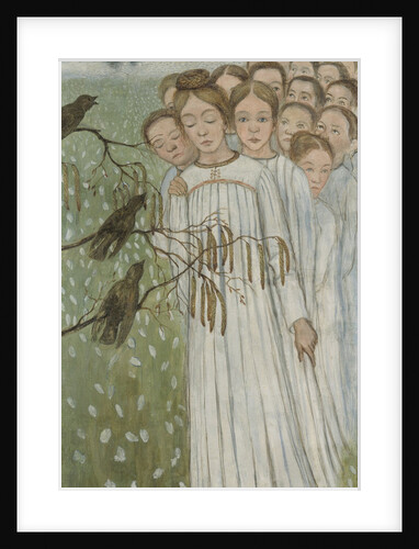 Folk song (Kansanlaulu), 1894 by Hugo Simberg
