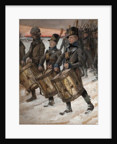March of the Pori Regiment (Porilaisten Marssi), 1892 by Albert Gustaf Aristides Edelfelt