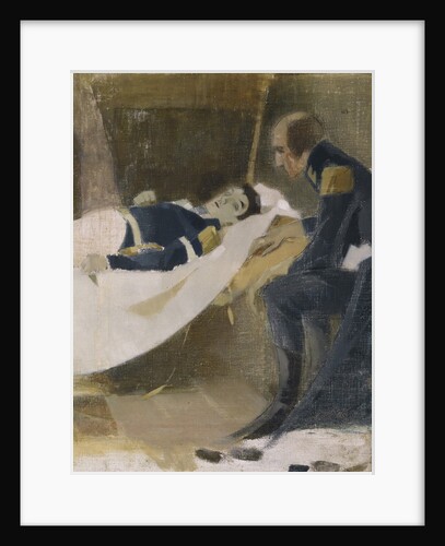 The death of Wilhelm von Schwerin, 1927 by Helene Schjerfbeck