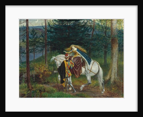 Illustration for La Belle Dame sans Merci by John Keats, 1865 by Walter Crane