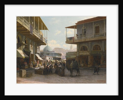 View of Tiflis, 1874 by Pyotr Petrovich Vereshchagin