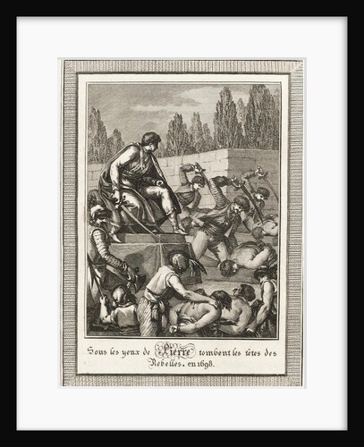 The execution of the Streltsy. From: Histoire de Russie by Blin de Sainmore, c. 1800 by François-Anne David