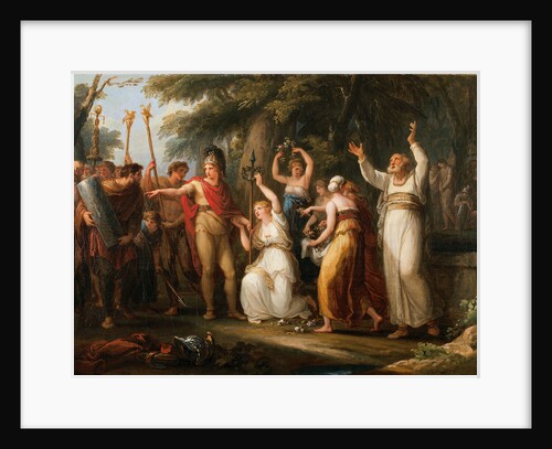 Thusnelda Crowning Hermann, 1785 by Angelika Kauffmann