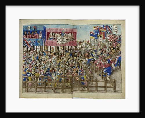 The Tournament Book of René dAnjou, ca 1447 by Anonymous