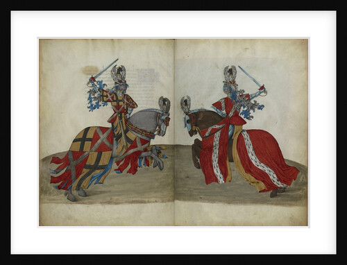 The Tournament Book of René dAnjou, ca 1447 by Anonymous