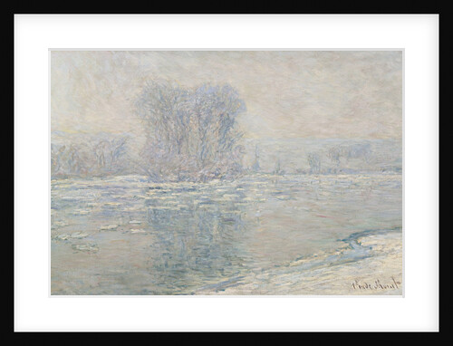 Ice, white effect (Glaçons, effet blanc), 1893 by Claude Monet