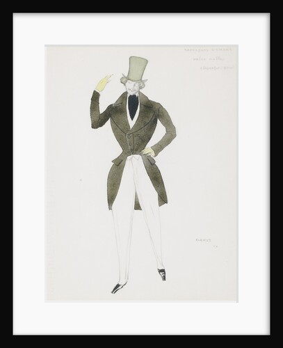 Costume design for the ballet Carnaval by R. Schumann, 1910 by Léon Bakst