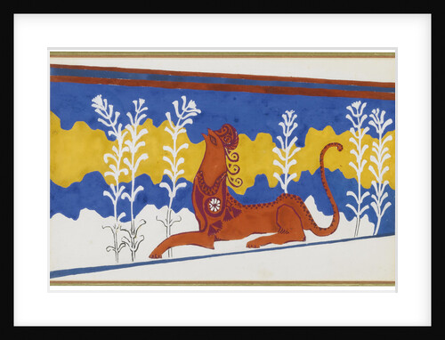 Stage design for the Ballet Phèdre, ca 1923 by Léon Bakst