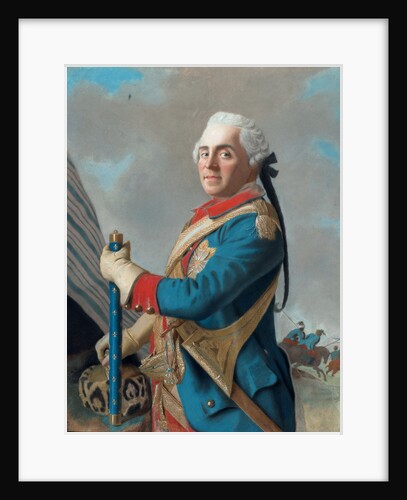 Portrait of Maurice de Saxe (1696?1750), Marshal of France, 1748 by Jean-Étienne Liotard