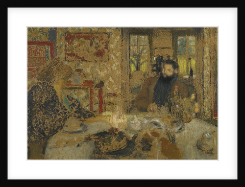 Lunch. Misia and Cipa at Villeneuve, 1897 by Édouard Vuillard
