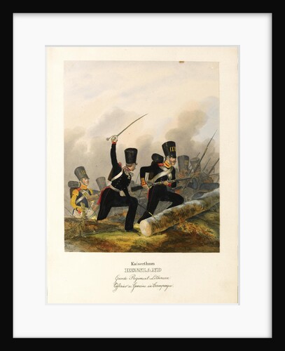 The Lithuanian Lifeguard Regiment, c.1838 by Heinrich Ambros Eckert