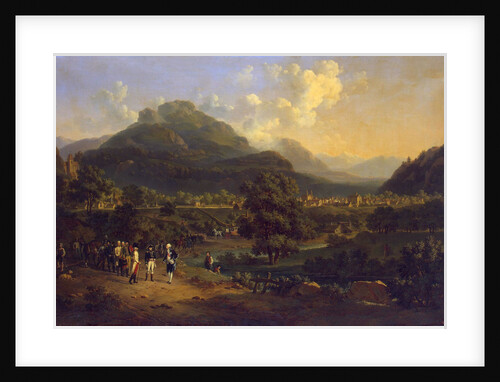 Meeting of Napoleon with the Ambassadors of the Austrian Emperor near Leoben (Steiermark) on 7 April by Hippolyte Lecomte