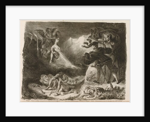 Illustration to Goethes Faust, 1828 by Eugène Delacroix