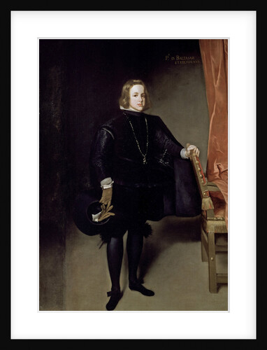 Portrait of Prince Balthasar Charles, 1645 by Juan Bautista Martínez del Mazo