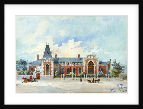 The House of Alexey Alexandrovich Bakhrushin in Moscow, 1896 by Karl Karlovich Gippius