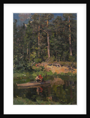 Fishermen in Okhotino, 1916 by Konstantin Alexeyevich Korovin