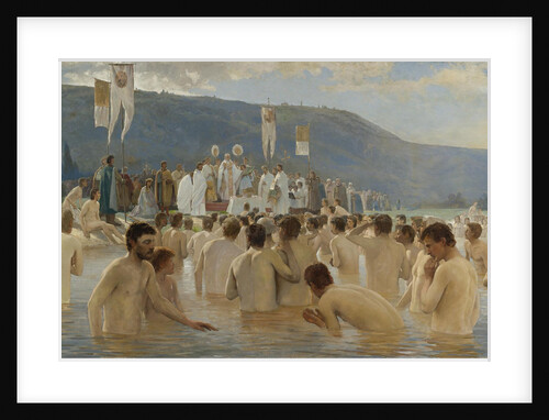 The Baptism of Russia, 1887 by Vasily Ivanovich Navozov