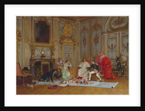 Napoleon Planning his Coronation by Jehan-Georges Vibert