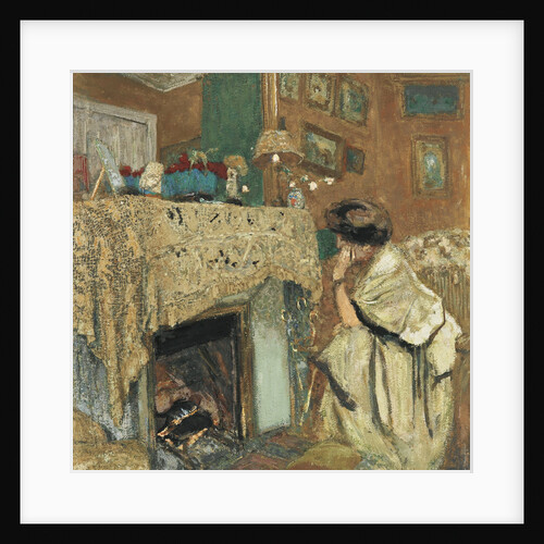 Madame Hessel by the fireplace, 1917-1918 by Édouard Vuillard