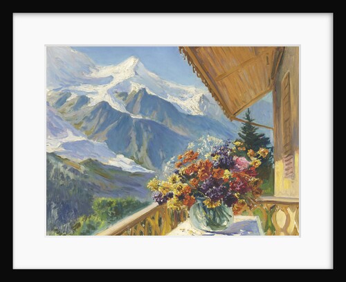 Mont Blanc by Konstantin Alexandrovich Veshchilov