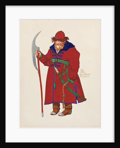 Costume design for the opera The Tale of Tsar Saltan by N. Rimsky-Korsakov, 1929 by Ivan Yakovlevich Bilibin