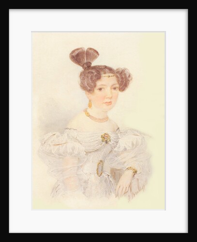 Portrait of Yekaterina Ivanovna Zagryazhskaya by Alexander Pavlovich Briullov