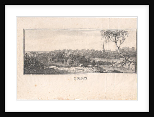 View of Tartu, 1800 by Anonymous