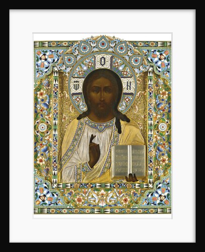 Christ Pantocrator. (On the Occasion of the Miraculous Rescue during the Imperial Trains Accident, by Pavel Akimovich Ovchinnikov