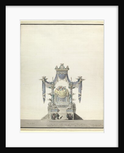 Catafalque for the Empress Catherine the Great, 1796 by Vincenzo Brenna