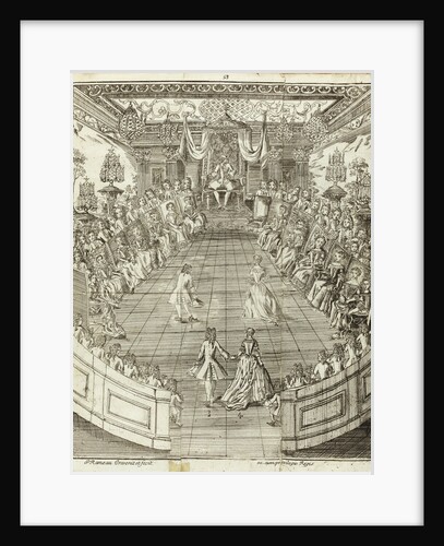 Illustration from Le Maître à danser, 1734 by Pierre Rameau