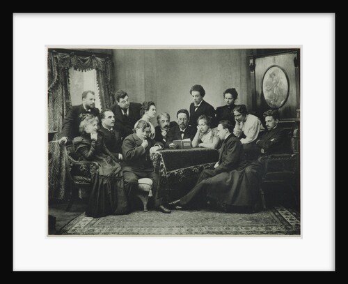 Anton Chekhov reads The Seagull with the Moscow Art Theatre company, 1899 by Pyotr Petrovich Pavlov