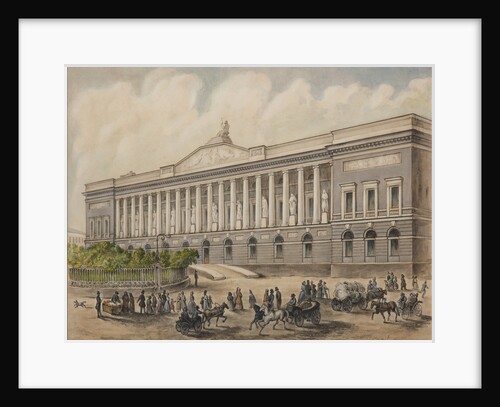 The Imperial Public Library in Saint Petersburg, 1840s by Pyotr Fyodorovich Borel