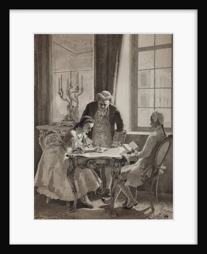 Russian language lesson of Empress Catherine II, 1894 by Baron Mikhail Petrovich Klodt