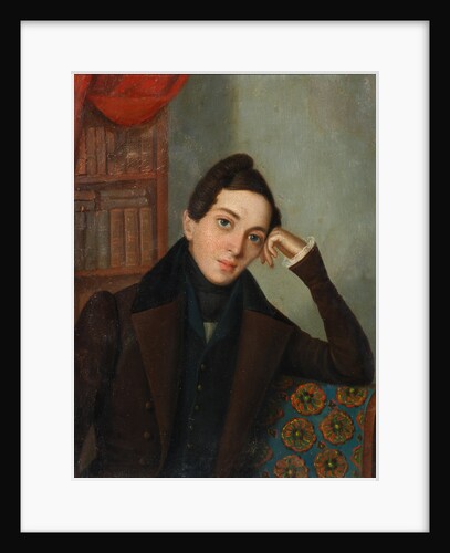 Portrait of the poet Yevgeny Abramovich Baratynsky, 1820s by Anonymous