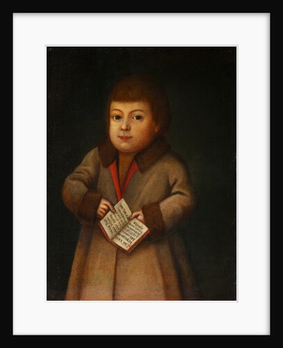 Boy with an Alphabet book, First quarter of 19th century by Anonymous