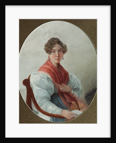 Portrait of N.A. Vasilyeva, 1835 by Lyubov Stepanovna Borozdna-Stromilova