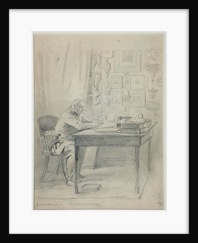 Portrait of the author Faddei Bulgarin, 1840s by Vasily Timm