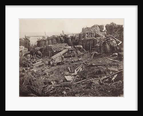 View of the 3rd Bastion in Sevastopol, 1856 by Anonymous