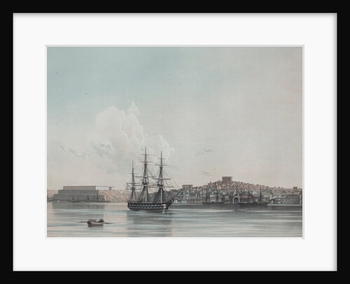 New Marine Barracks and Inner Harbor of Sevastopol, 1850s by Ivan Konstantinovich Aivazovsky