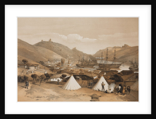 Balaclava. View onto the sea, 1855 by William Simpson
