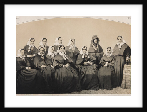The nurses of the Krestovozdvizhenskaya Commune of Nurses, 1854 by Vasily Timm