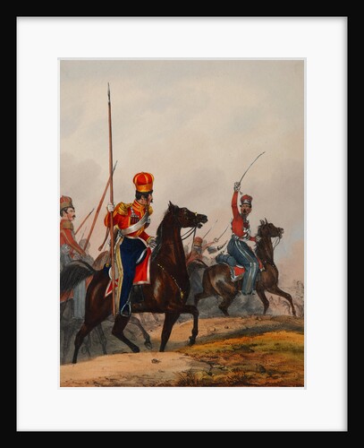 The Crimean Tatar Life Guard Squadron, 1840s by Heinrich Ambros Eckert