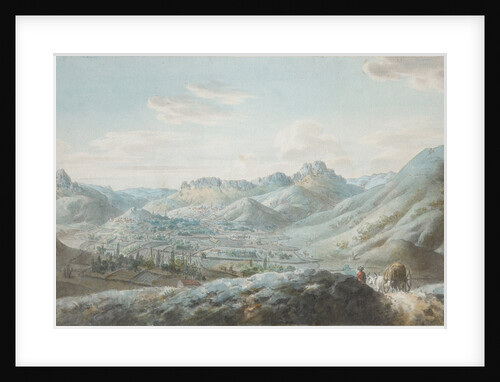 View of the Taraktash Mountain Range In Crimean Mountains, 1810s by Christian Gottfried Heinrich Geissler