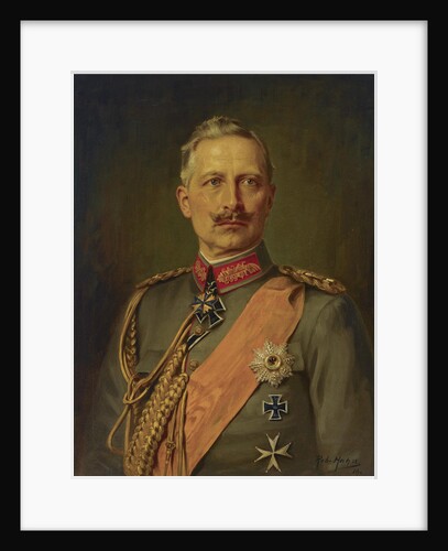 Portrait of German Emperor Wilhelm II, King of Prussia, 1911 by Robert Hahn